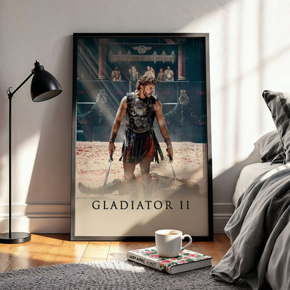 Flex Designs Poster Gladiator II Theatrical 11 x 17" Home Goods - Movie 2024 Movie Poster