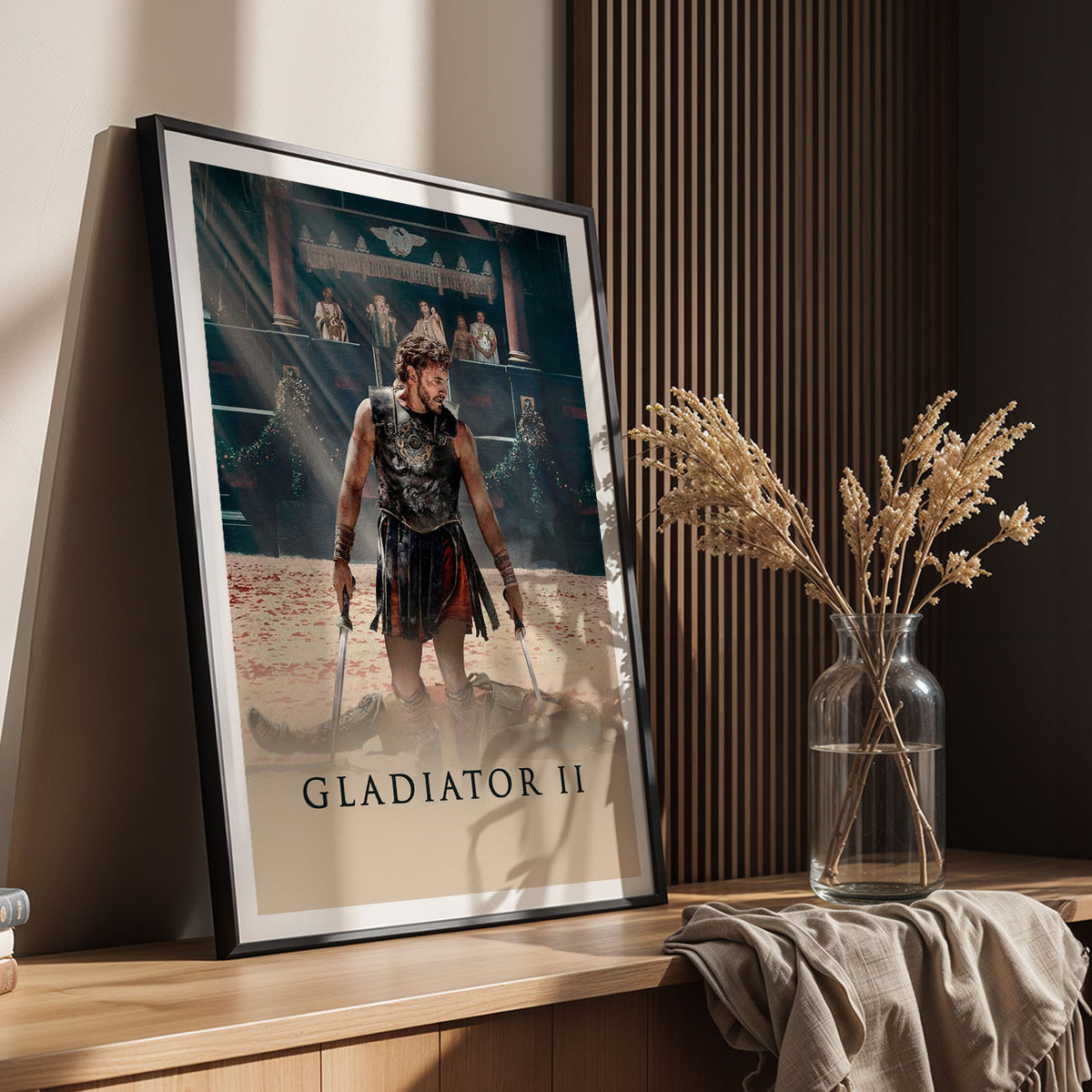 Flex Designs Poster Gladiator II Theatrical 11 x 17" Home Goods - Movie 2024 Movie Poster