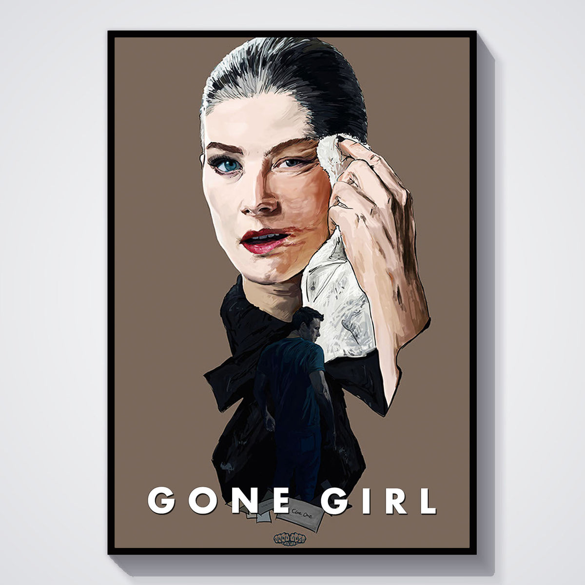 Flex Designs Poster Gone Girl Sketch 11 x 17" Home Goods - Movie 2014 Movie Poster