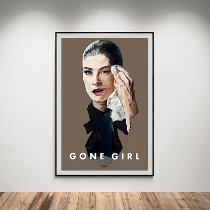 Flex Designs Poster Gone Girl Sketch 5 x 7" Home Goods - Movie 2014 Movie Poster