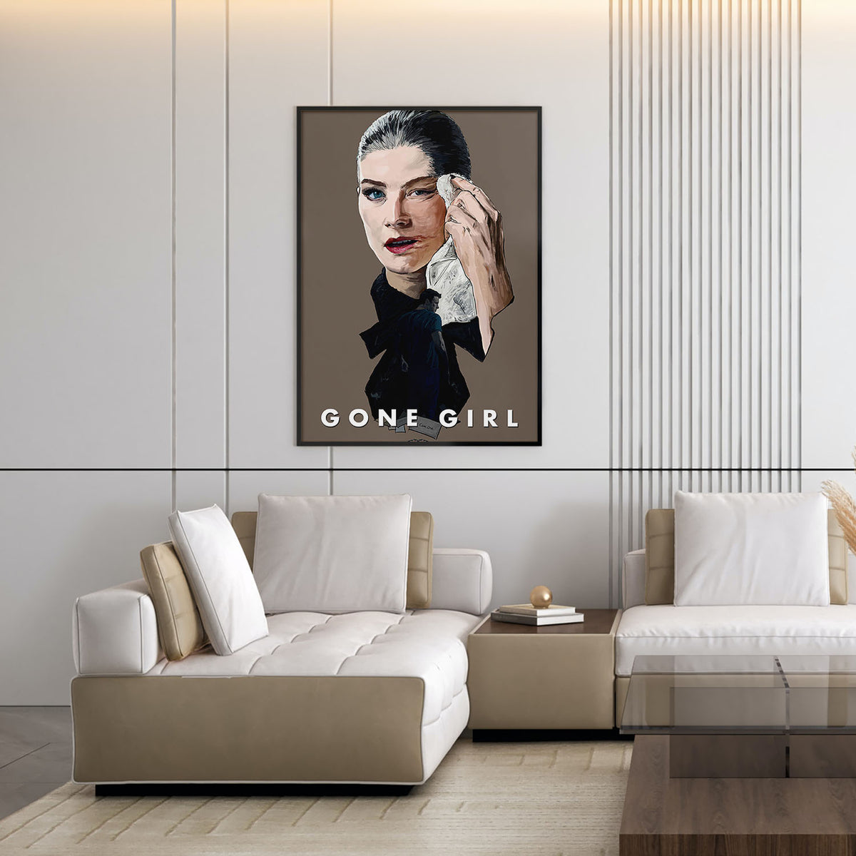 Flex Designs Poster Gone Girl Sketch 11 x 17" Home Goods - Movie 2014 Movie Poster