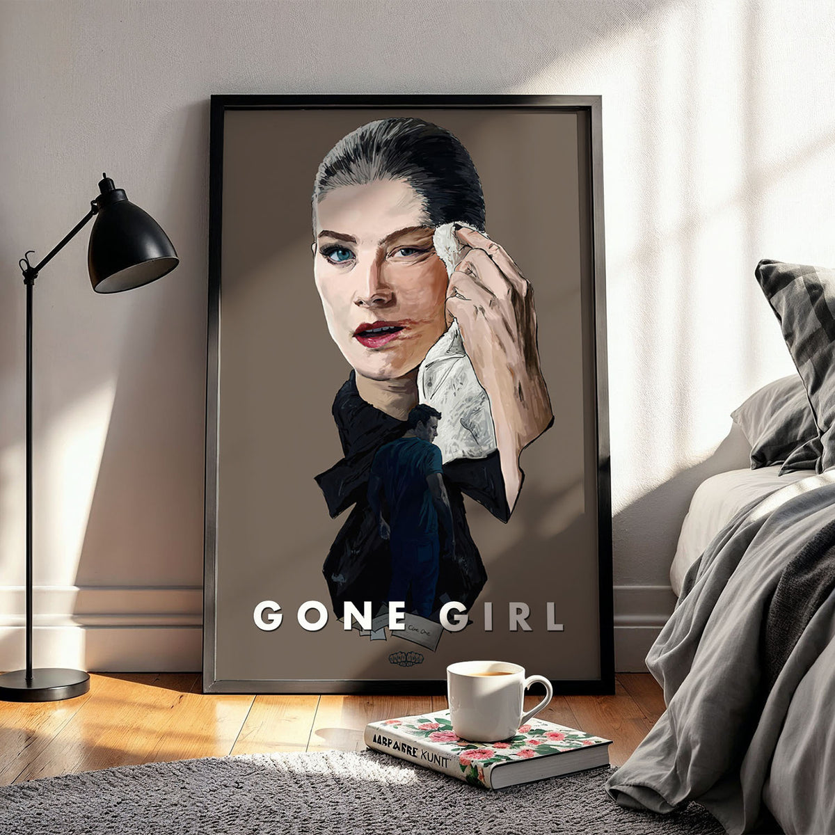 Flex Designs Poster Gone Girl Sketch 11 x 17" Home Goods - Movie 2014 Movie Poster