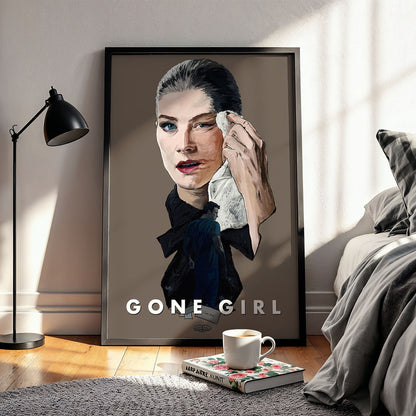 Flex Designs Poster Gone Girl Sketch 11 x 17" Home Goods - Movie 2014 Movie Poster
