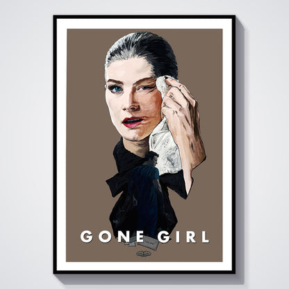 Flex Designs Poster Gone Girl Sketch 5 x 7" Home Goods - Movie 2014 Movie Poster