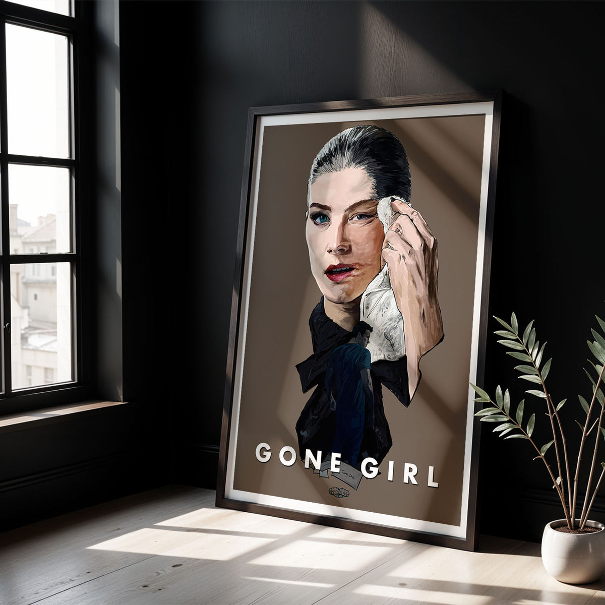 Flex Designs Poster Gone Girl Sketch 5 x 7" Home Goods - Movie 2014 Movie Poster
