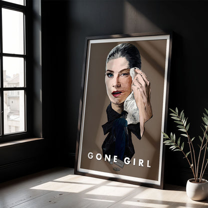Flex Designs Poster Gone Girl Sketch 5 x 7" Home Goods - Movie 2014 Movie Poster