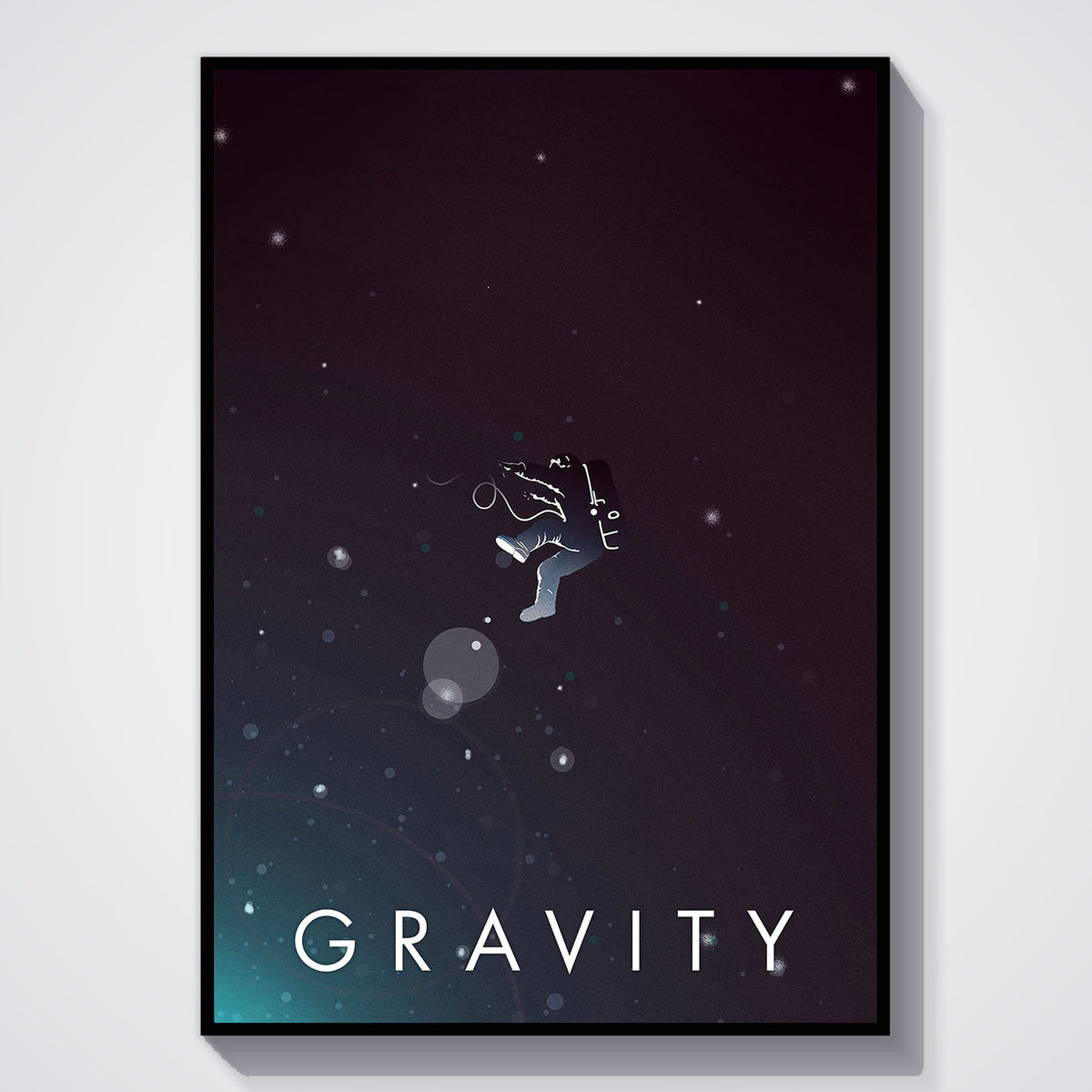Flex Designs Poster Gravity Cinematic 11 x 17" Home Goods - Movie 2013 Movie Poster