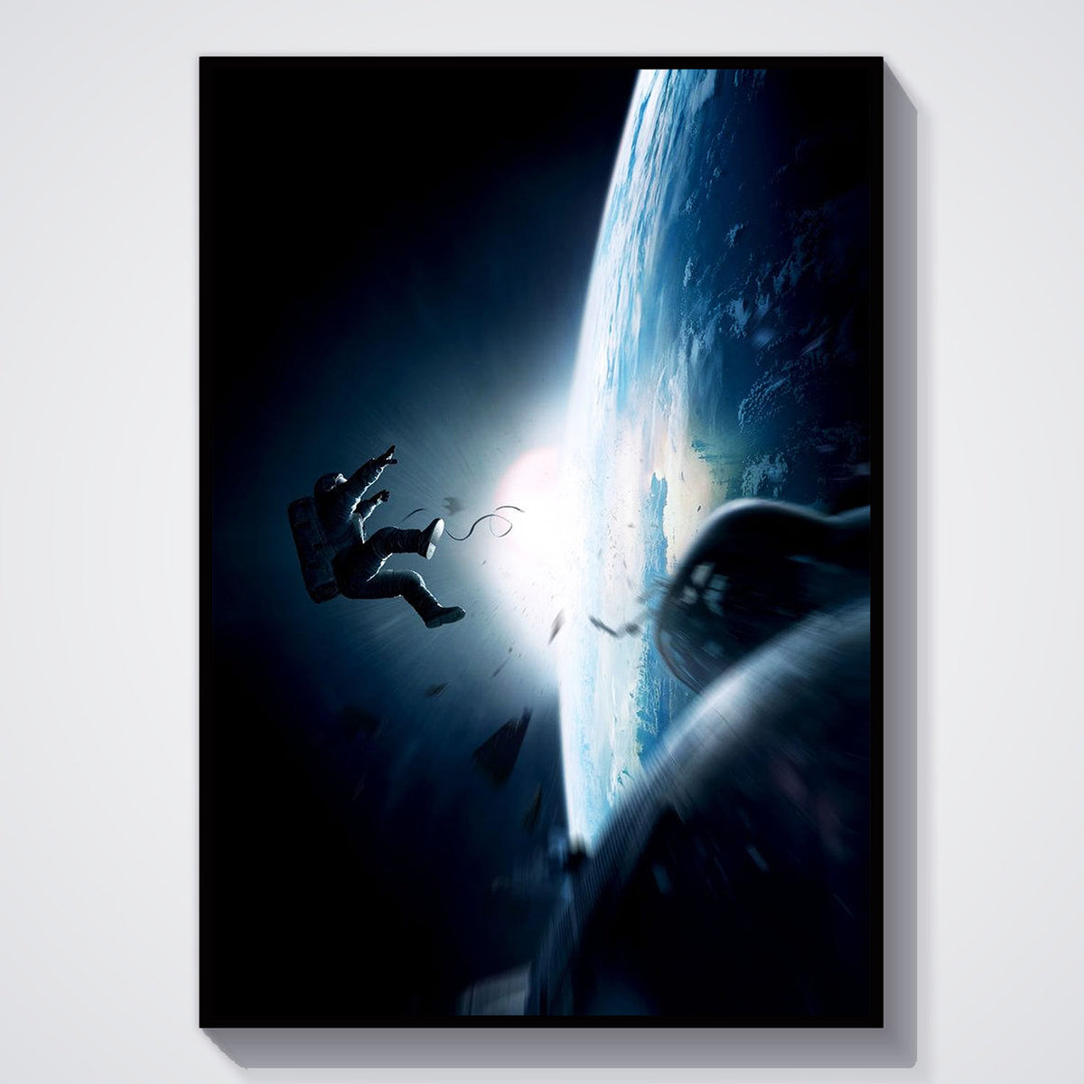 Flex Designs Poster Gravity Textless 11 x 17" Home Goods - Movie 2013 Movie Poster