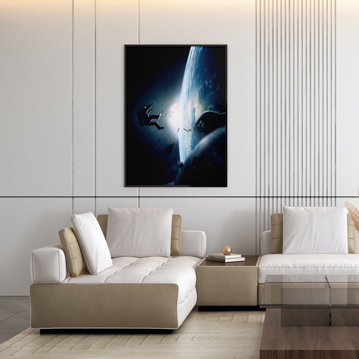 Flex Designs Poster Gravity Textless 11 x 17" Home Goods - Movie 2013 Movie Poster