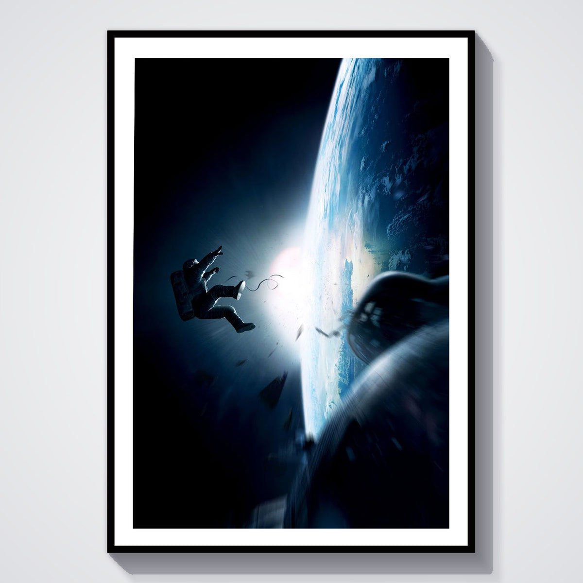 Flex Designs Poster Gravity Textless 5 x 7" Home Goods - Movie 2013 Movie Poster