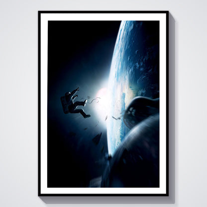 Flex Designs Poster Gravity Textless 5 x 7" Home Goods - Movie 2013 Movie Poster