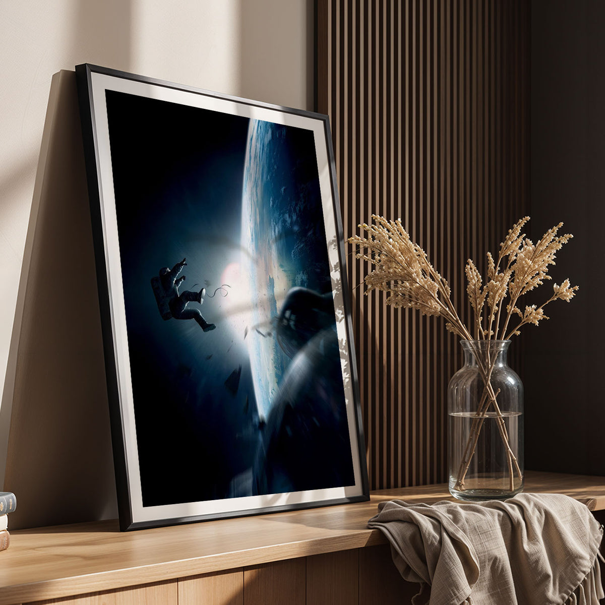 Flex Designs Poster Gravity Textless 11 x 17" Home Goods - Movie 2013 Movie Poster