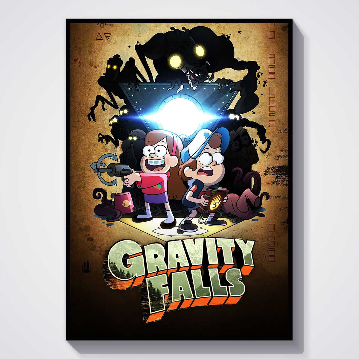 Flex Designs Poster Gravity Falls 11 x 17" Home Goods - TV Show 2012 TV Show Poster