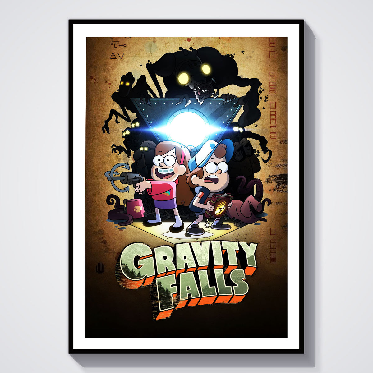 Flex Designs Poster Gravity Falls 5 x 7" Home Goods - TV Show 2012 TV Show Poster
