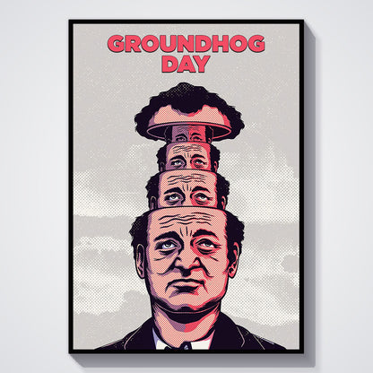 Flex Designs Poster Groundhog Day Cinematic 11 x 17" Home Goods - Movie 1993 Movie Poster
