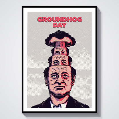 Flex Designs Poster Groundhog Day Cinematic 5 x 7" Home Goods - Movie 1993 Movie Poster