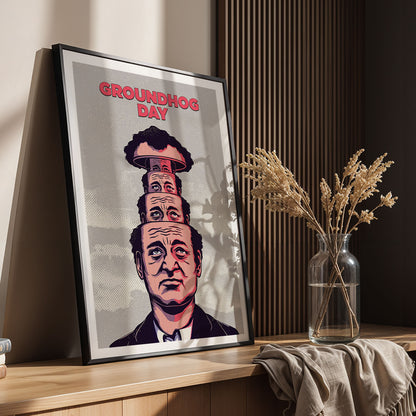 Flex Designs Poster Groundhog Day Cinematic 11 x 17" Home Goods - Movie 1993 Movie Poster