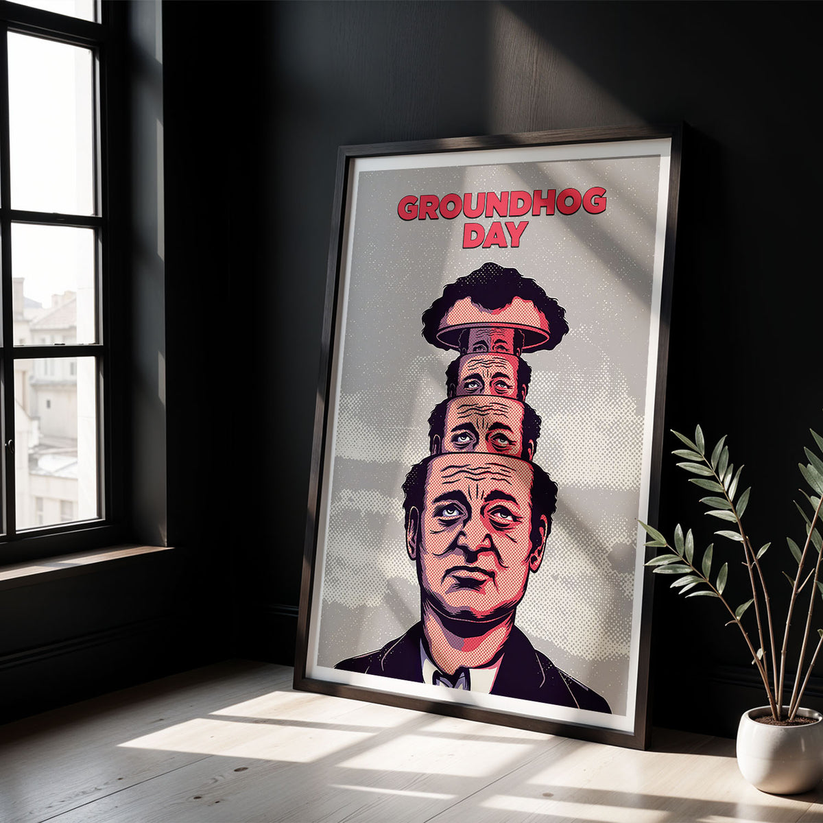 Flex Designs Poster Groundhog Day Cinematic 5 x 7" Home Goods - Movie 1993 Movie Poster