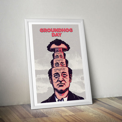 Flex Designs Poster Groundhog Day Cinematic 5 x 7" Home Goods - Movie 1993 Movie Poster
