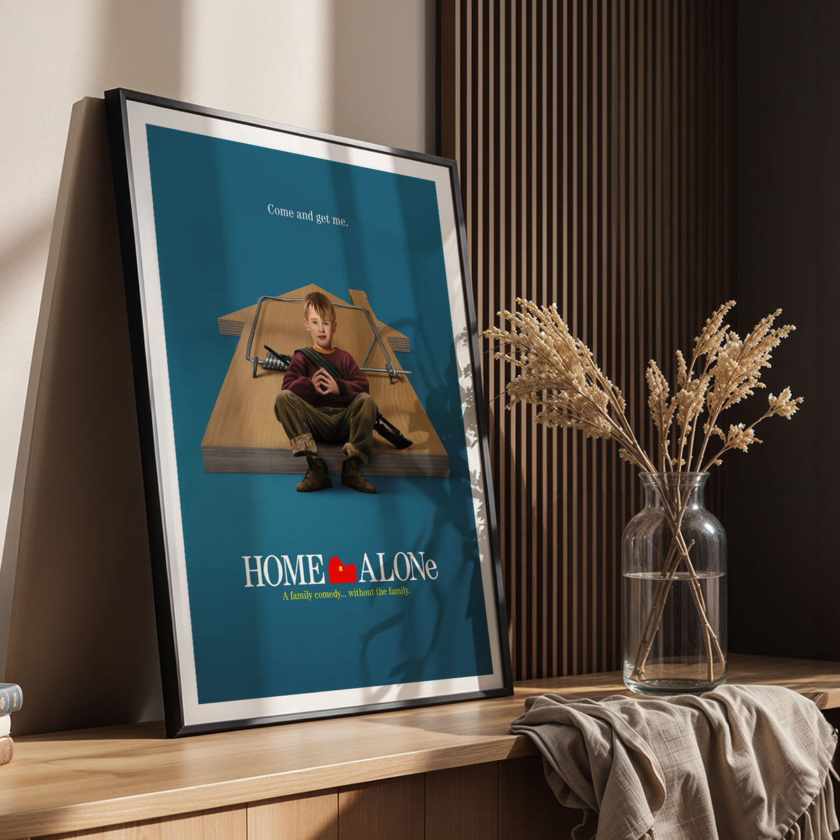 Flex Designs Poster Home Alone Cover 11 x 17" Home Goods - Movie 1990 Movie Poster