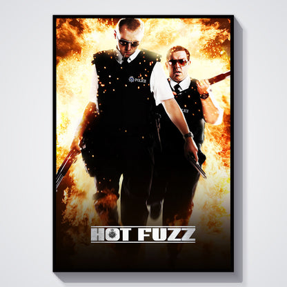 Flex Designs Poster Hot Fuzz 11 x 17" Home Goods - Movie 2007 Movie Poster
