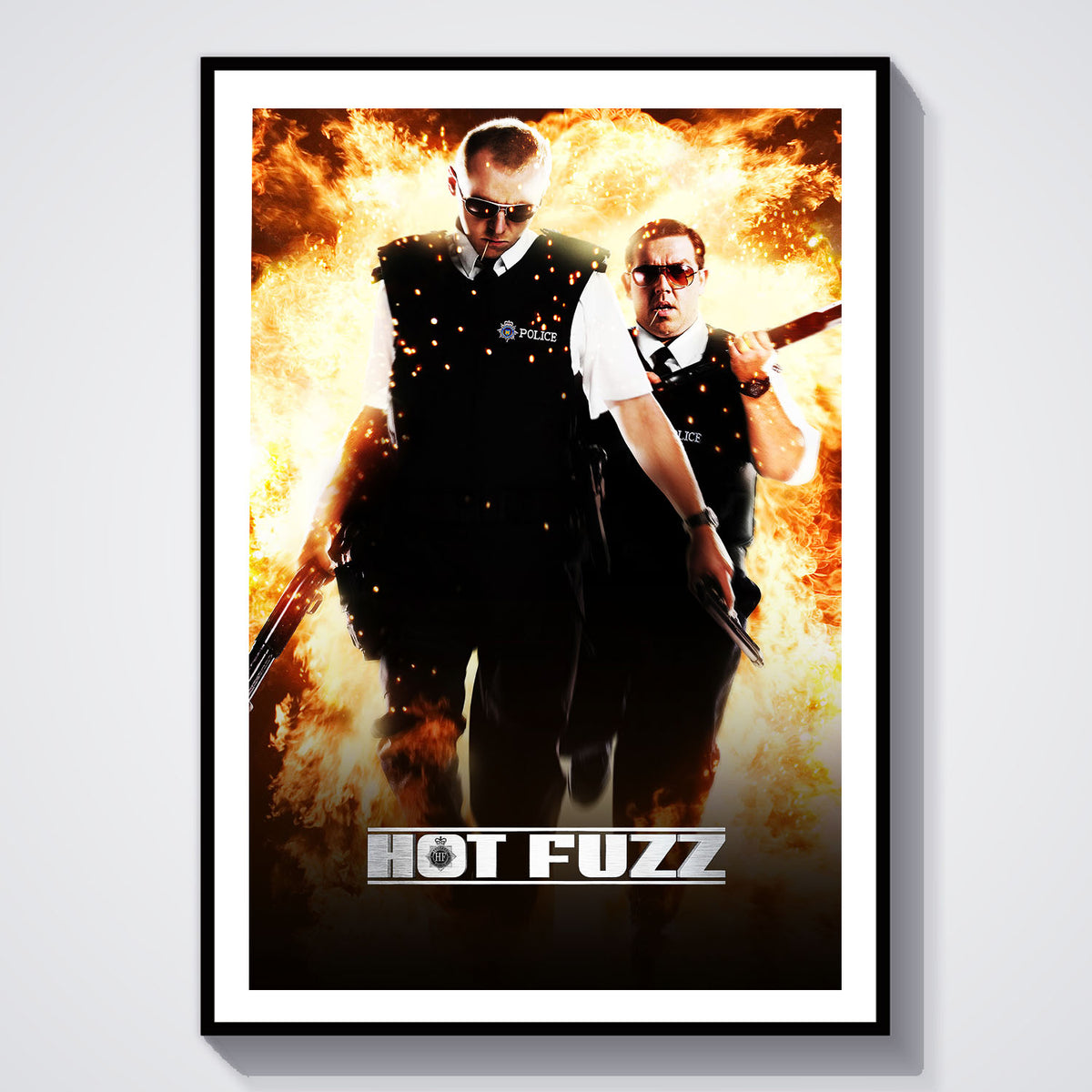 Flex Designs Poster Hot Fuzz 5 x 7" Home Goods - Movie 2007 Movie Poster