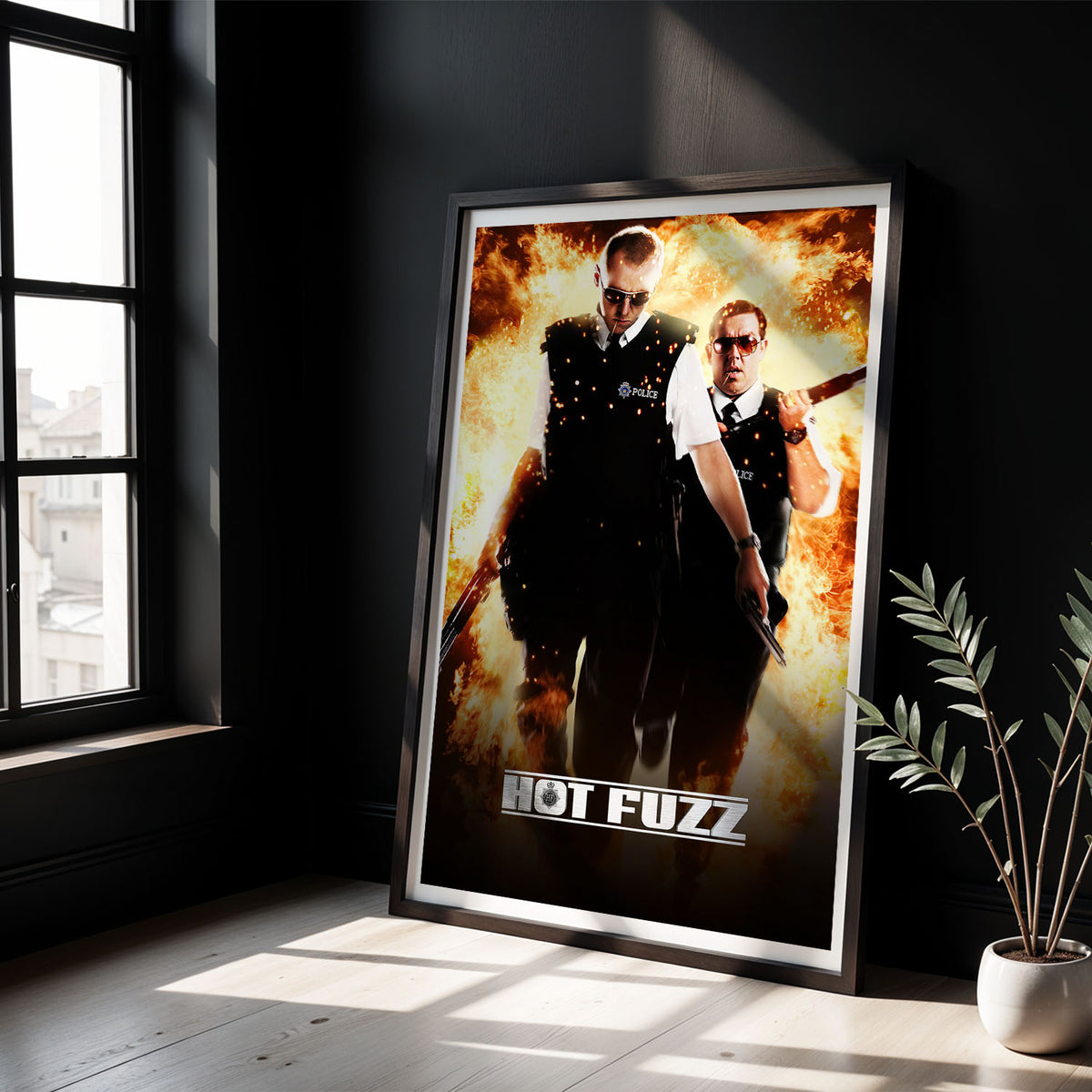 Flex Designs Poster Hot Fuzz 5 x 7" Home Goods - Movie 2007 Movie Poster