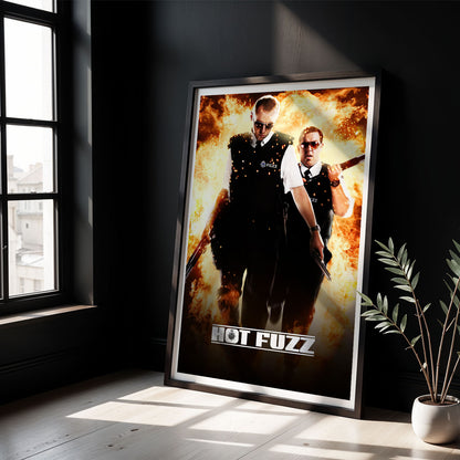 Flex Designs Poster Hot Fuzz 5 x 7" Home Goods - Movie 2007 Movie Poster