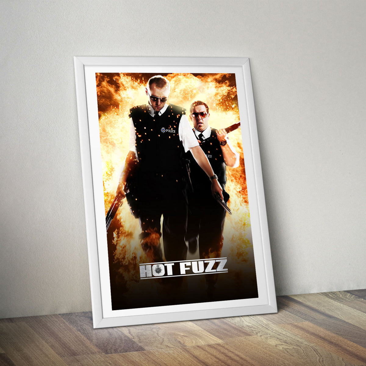 Flex Designs Poster Hot Fuzz 5 x 7" Home Goods - Movie 2007 Movie Poster
