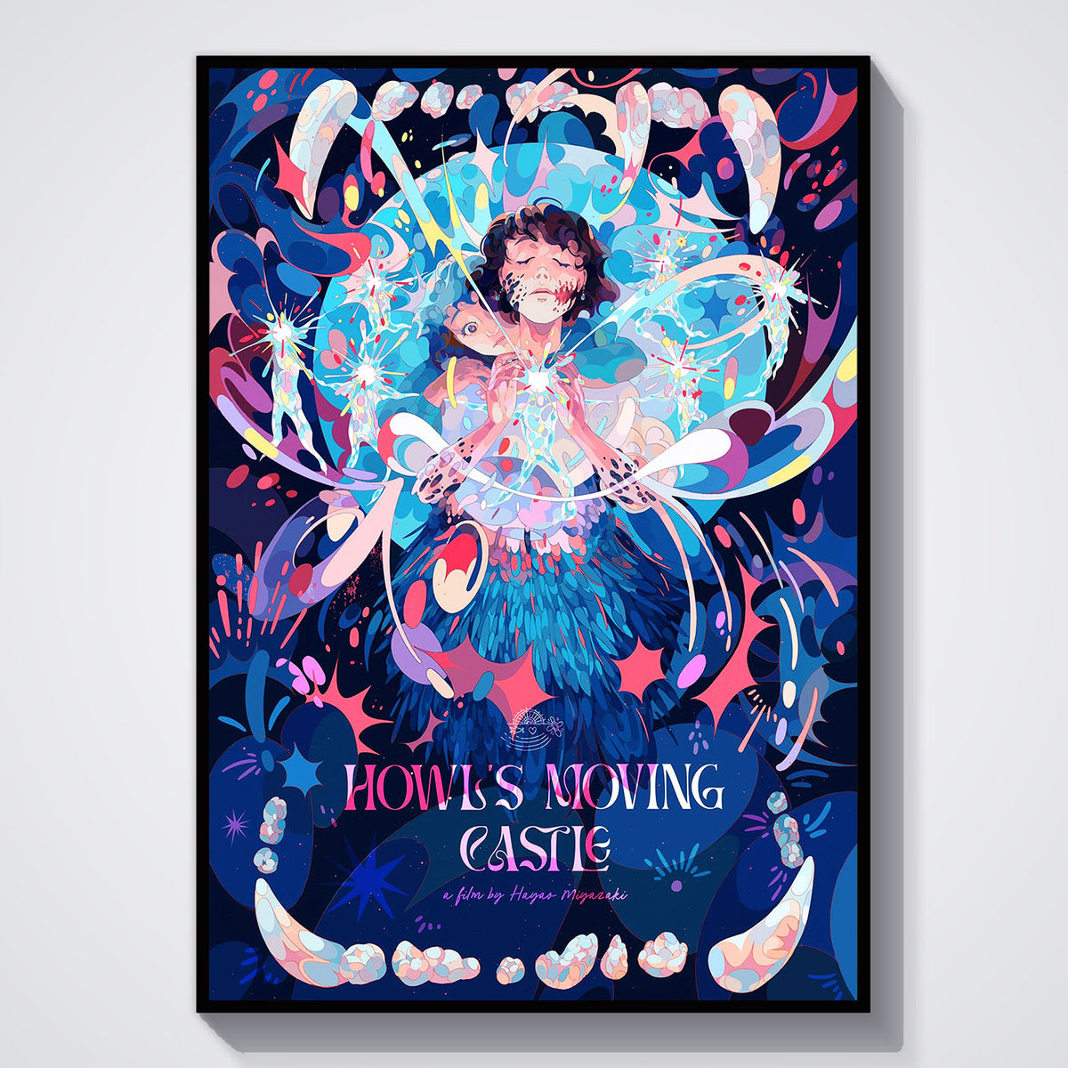 Flex Designs Poster Howls Moving Castle Cover 11 x 17" Home Goods - Movie 2004 Movie Poster