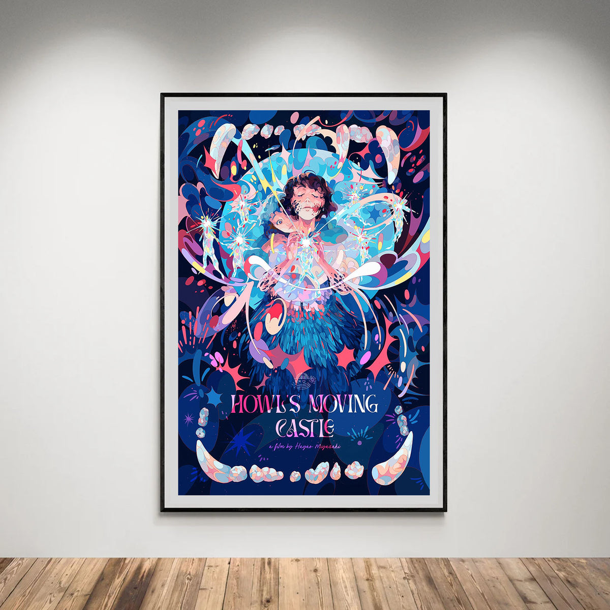 Flex Designs Poster Howls Moving Castle Cover 5 x 7" Home Goods - Movie 2004 Movie Poster