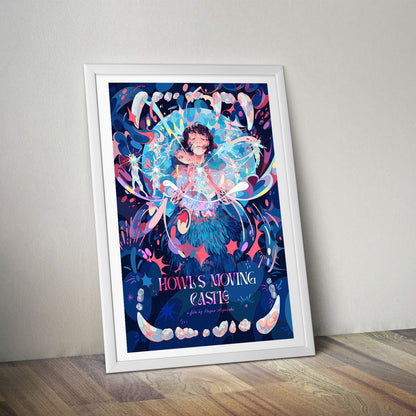 Flex Designs Poster Howls Moving Castle Cover 5 x 7" Home Goods - Movie 2004 Movie Poster