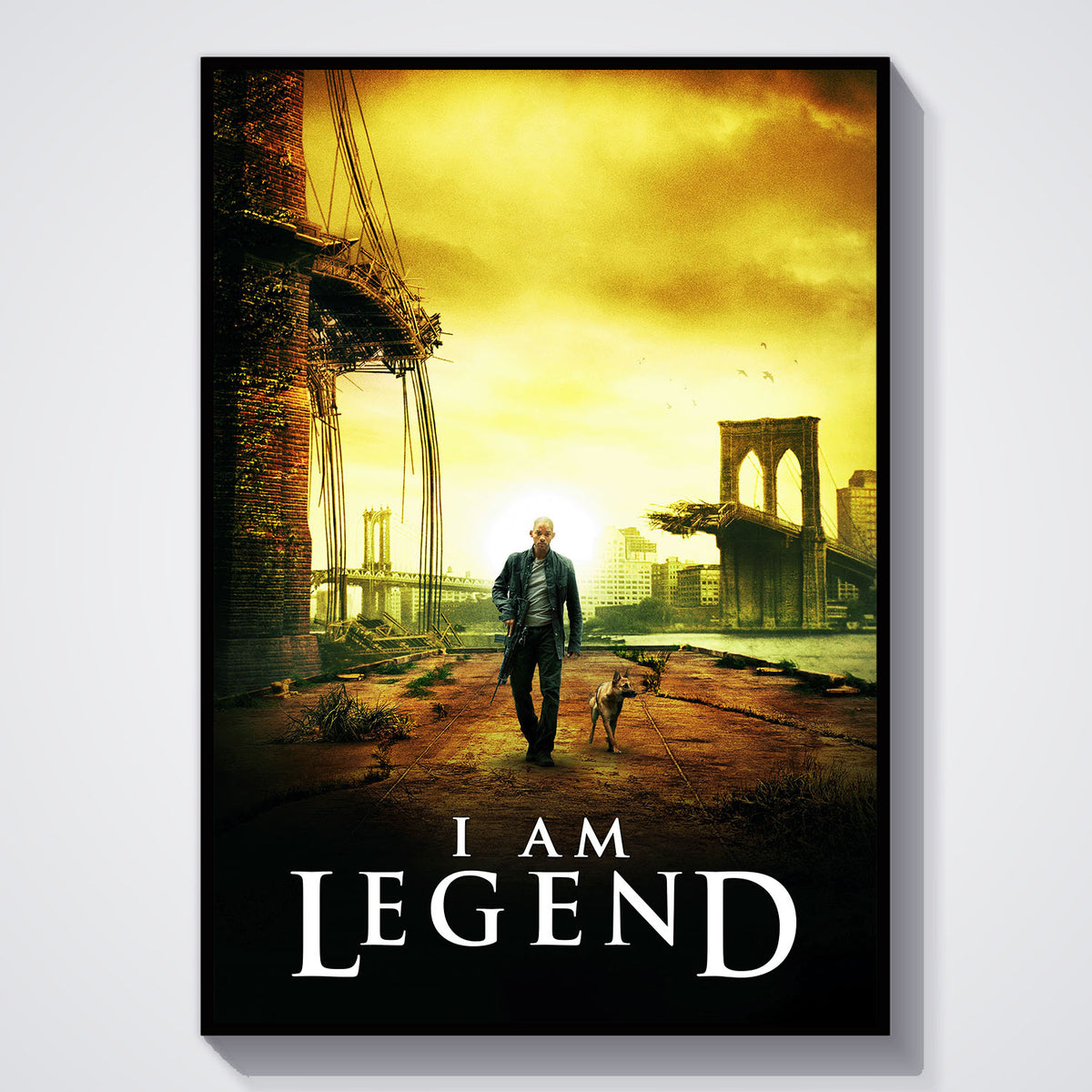 Flex Designs Poster I Am Legend 11 x 17" Home Goods - Movie 2007 Movie Poster