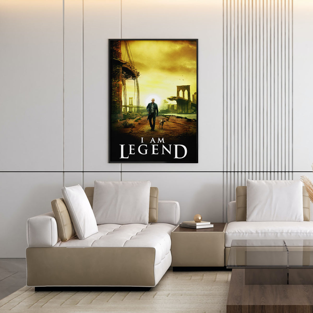 Flex Designs Poster I Am Legend 11 x 17" Home Goods - Movie 2007 Movie Poster