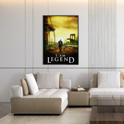 Flex Designs Poster I Am Legend 11 x 17" Home Goods - Movie 2007 Movie Poster