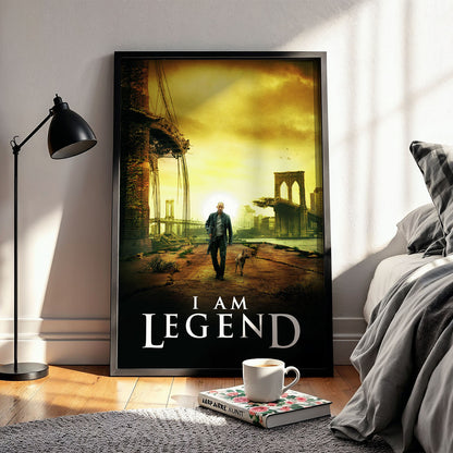 Flex Designs Poster I Am Legend 11 x 17" Home Goods - Movie 2007 Movie Poster