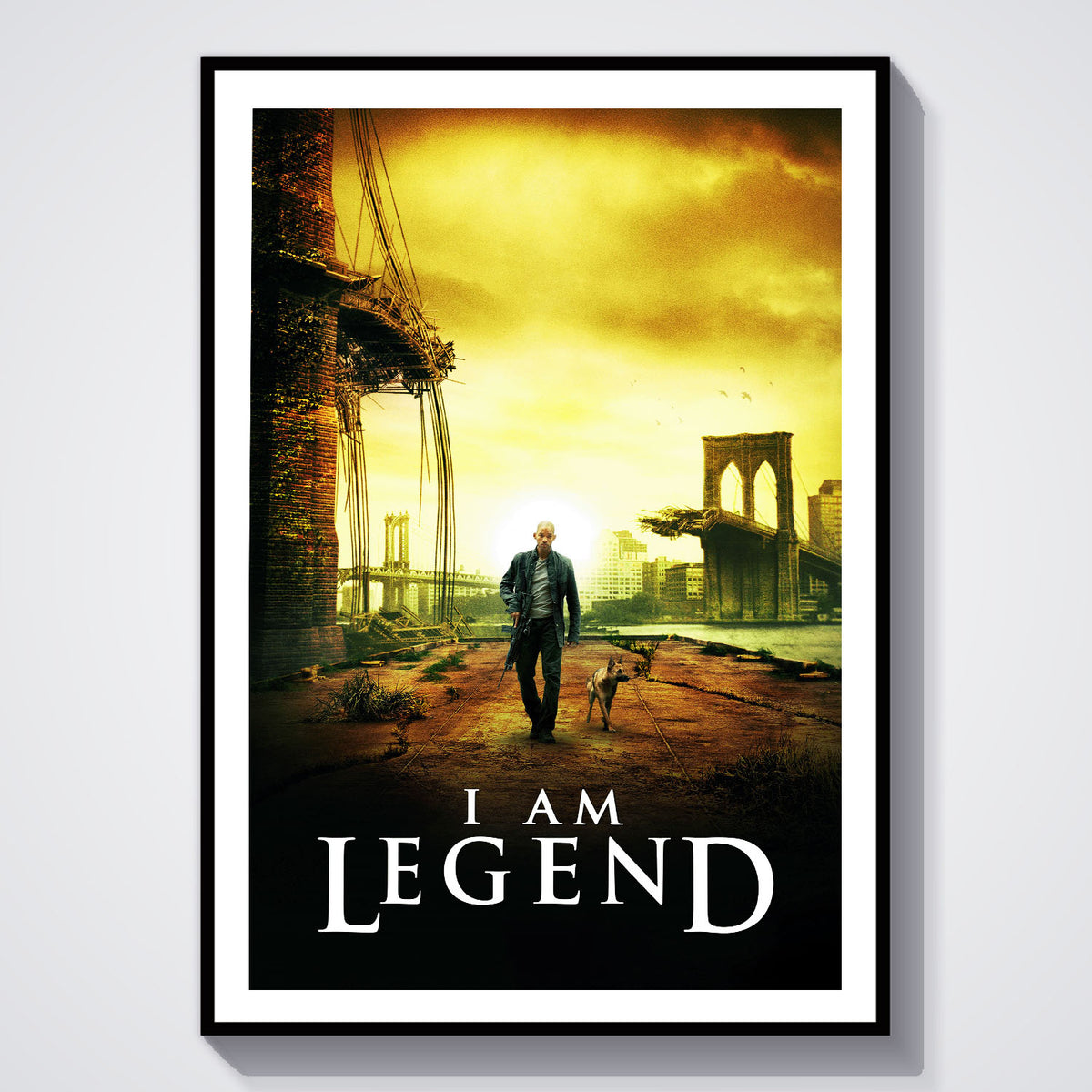 Flex Designs Poster I Am Legend 5 x 7" Home Goods - Movie 2007 Movie Poster