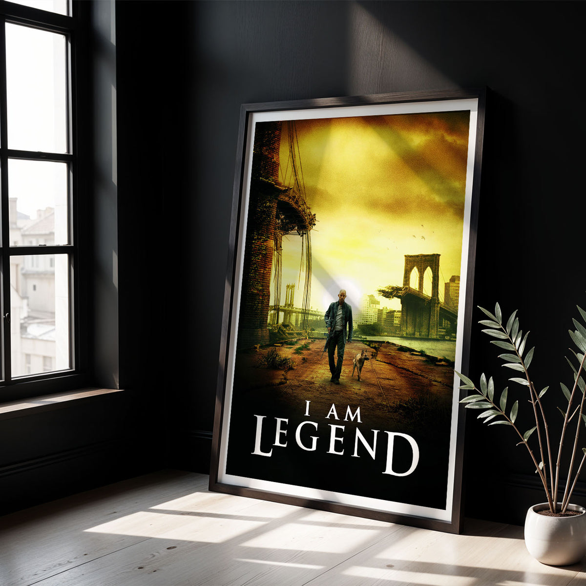 Flex Designs Poster I Am Legend 5 x 7" Home Goods - Movie 2007 Movie Poster