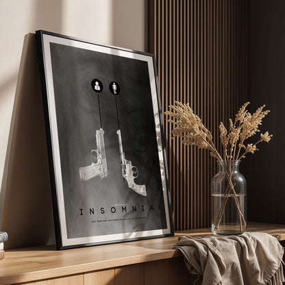 Flex Designs Poster Insomnia Minimalist 11 x 17" Home Goods - Movie 2002 Movie Poster