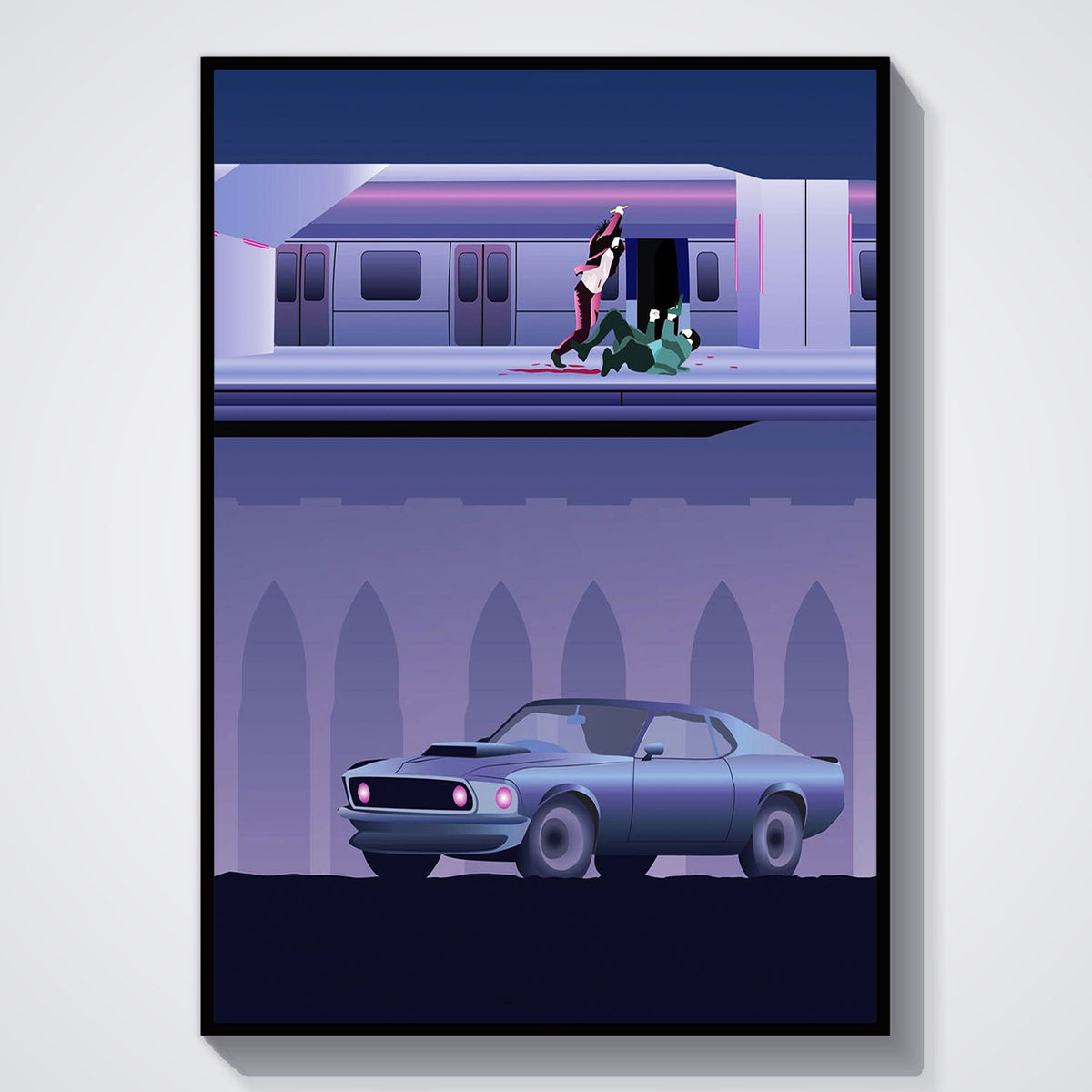 Flex Designs Poster John Wick Chapter 2 Sketch 11 x 17" Home Goods - Movie 2017 Movie Poster