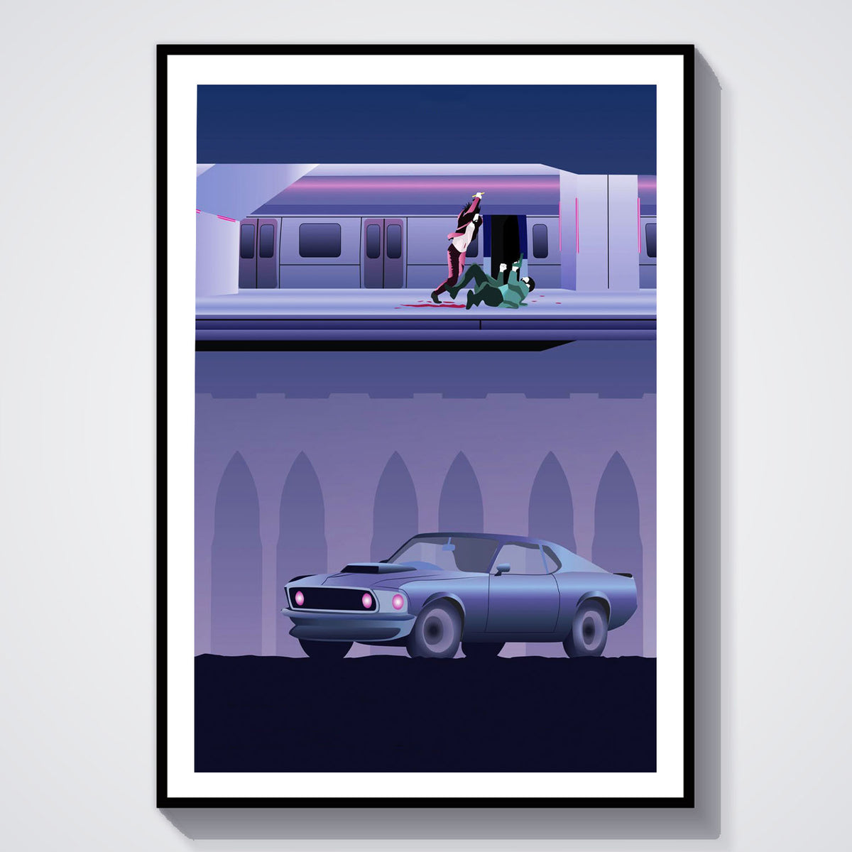 Flex Designs Poster John Wick Chapter 2 Sketch 5 x 7" Home Goods - Movie 2017 Movie Poster