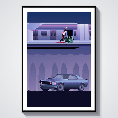 Flex Designs Poster John Wick Chapter 2 Sketch 5 x 7" Home Goods - Movie 2017 Movie Poster