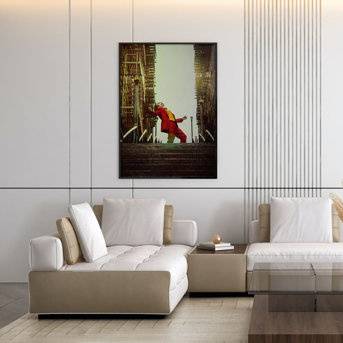 Flex Designs Poster Joker Textless 11 x 17" Home Goods - Movie 2019 Movie Poster
