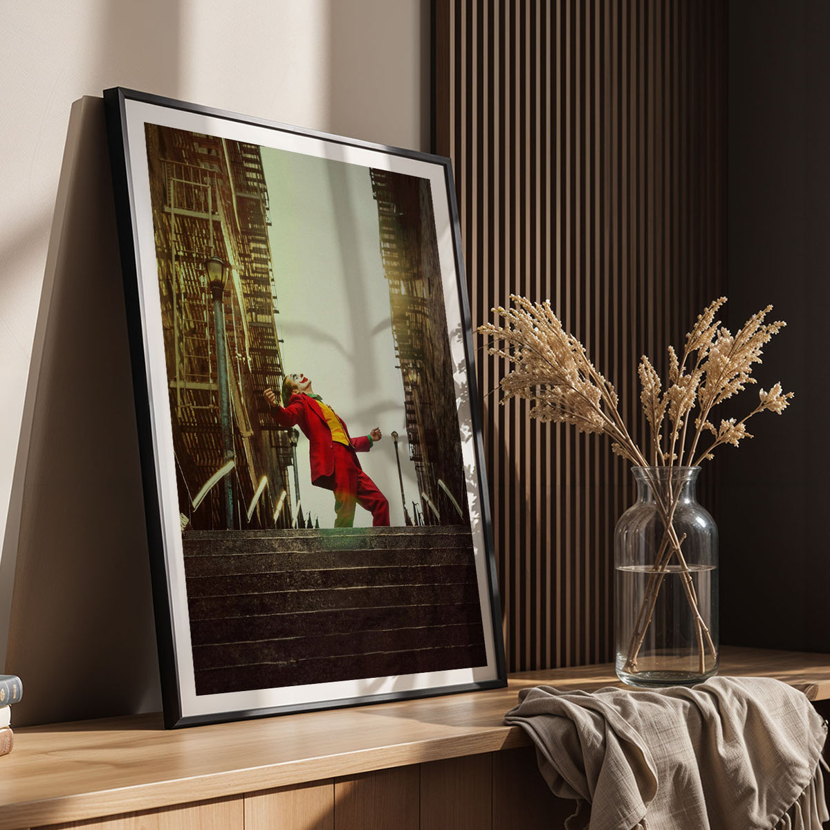 Flex Designs Poster Joker Textless 11 x 17" Home Goods - Movie 2019 Movie Poster