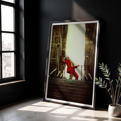Flex Designs Poster Joker Textless 5 x 7" Home Goods - Movie 2019 Movie Poster