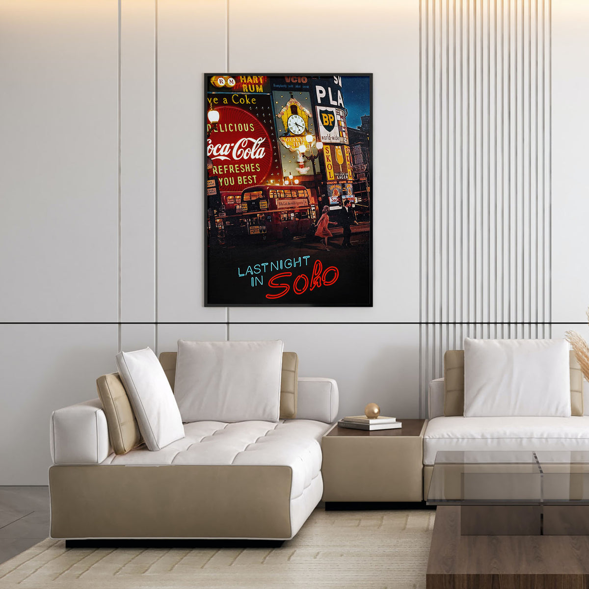 Flex Designs Poster Last Night in Soho 11 x 17" Home Goods - Movie 2021 Movie Poster