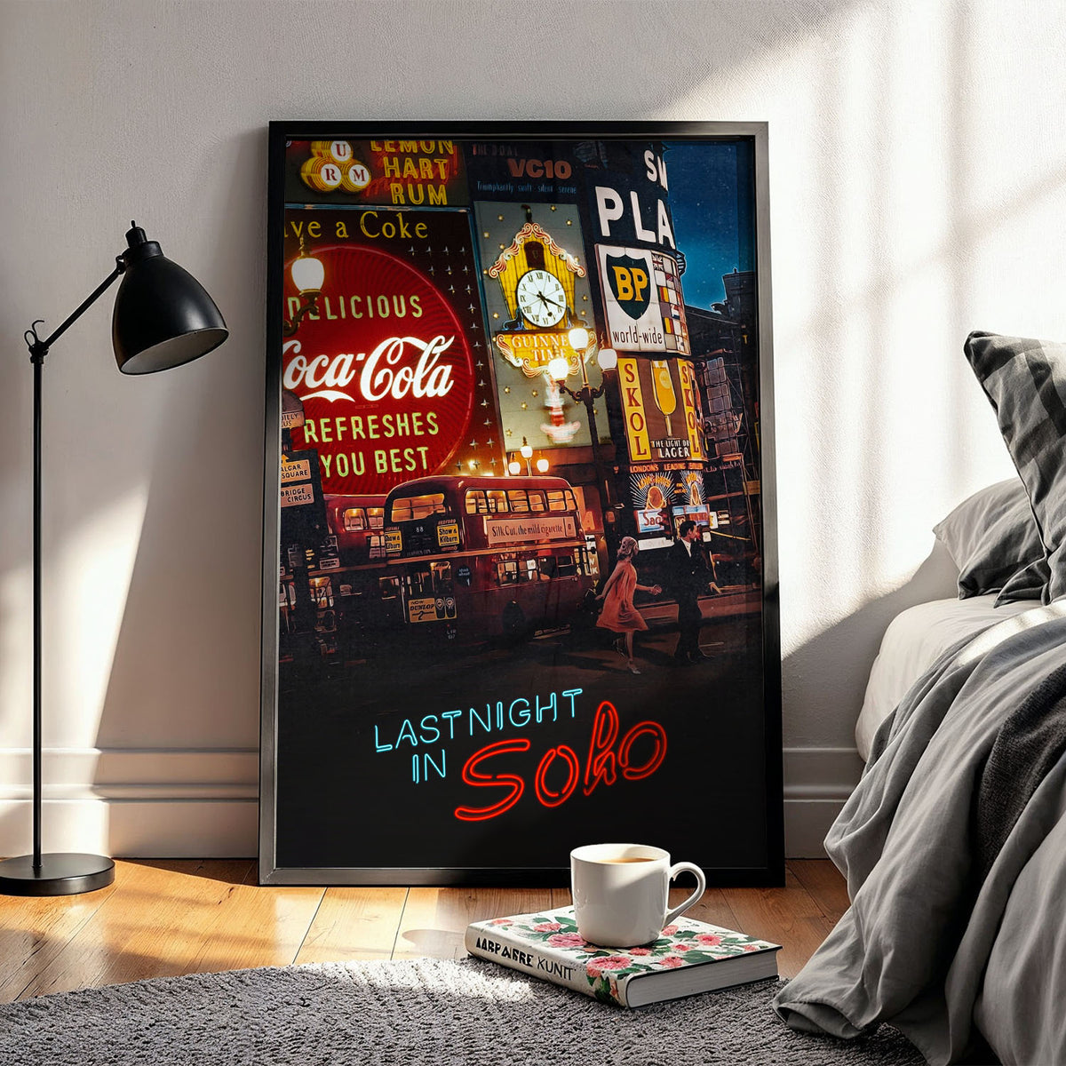 Flex Designs Poster Last Night in Soho 11 x 17" Home Goods - Movie 2021 Movie Poster