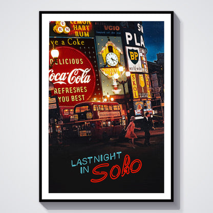 Flex Designs Poster Last Night in Soho 5 x 7" Home Goods - Movie 2021 Movie Poster