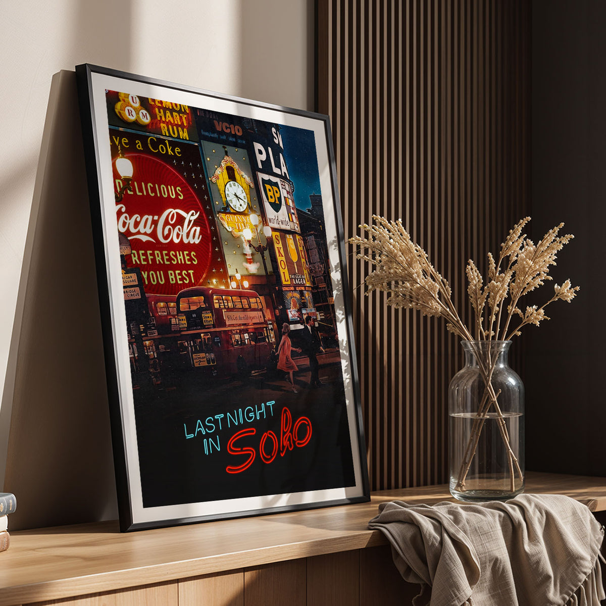 Flex Designs Poster Last Night in Soho 11 x 17" Home Goods - Movie 2021 Movie Poster