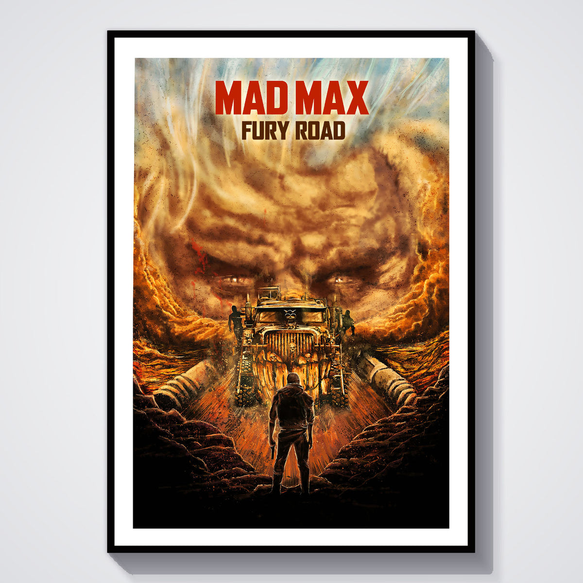 Flex Designs Poster Mad Max Fury Road Sketch 5 x 7" Home Goods - Movie 2015 Movie Poster